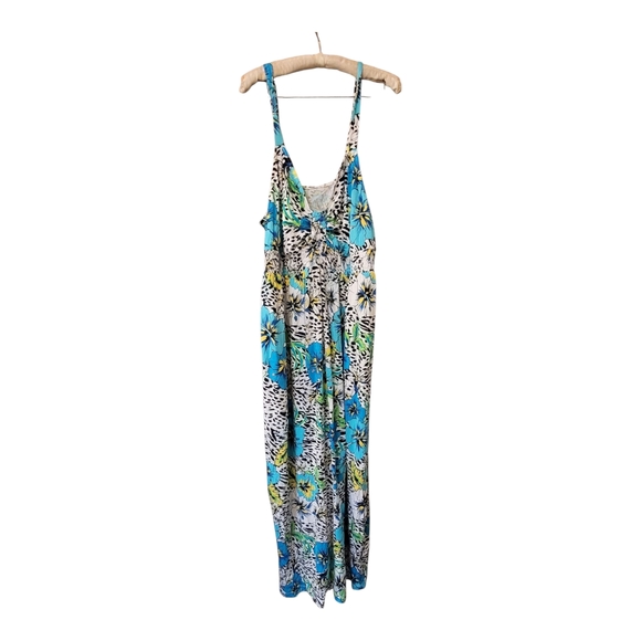 NWT Cacique Floral Maxi Dress Lounge Gown 18 20 - Picture 3 of 7